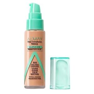 Almay Clear Complexion Acne Foundation Shade 730 Golden Caramel